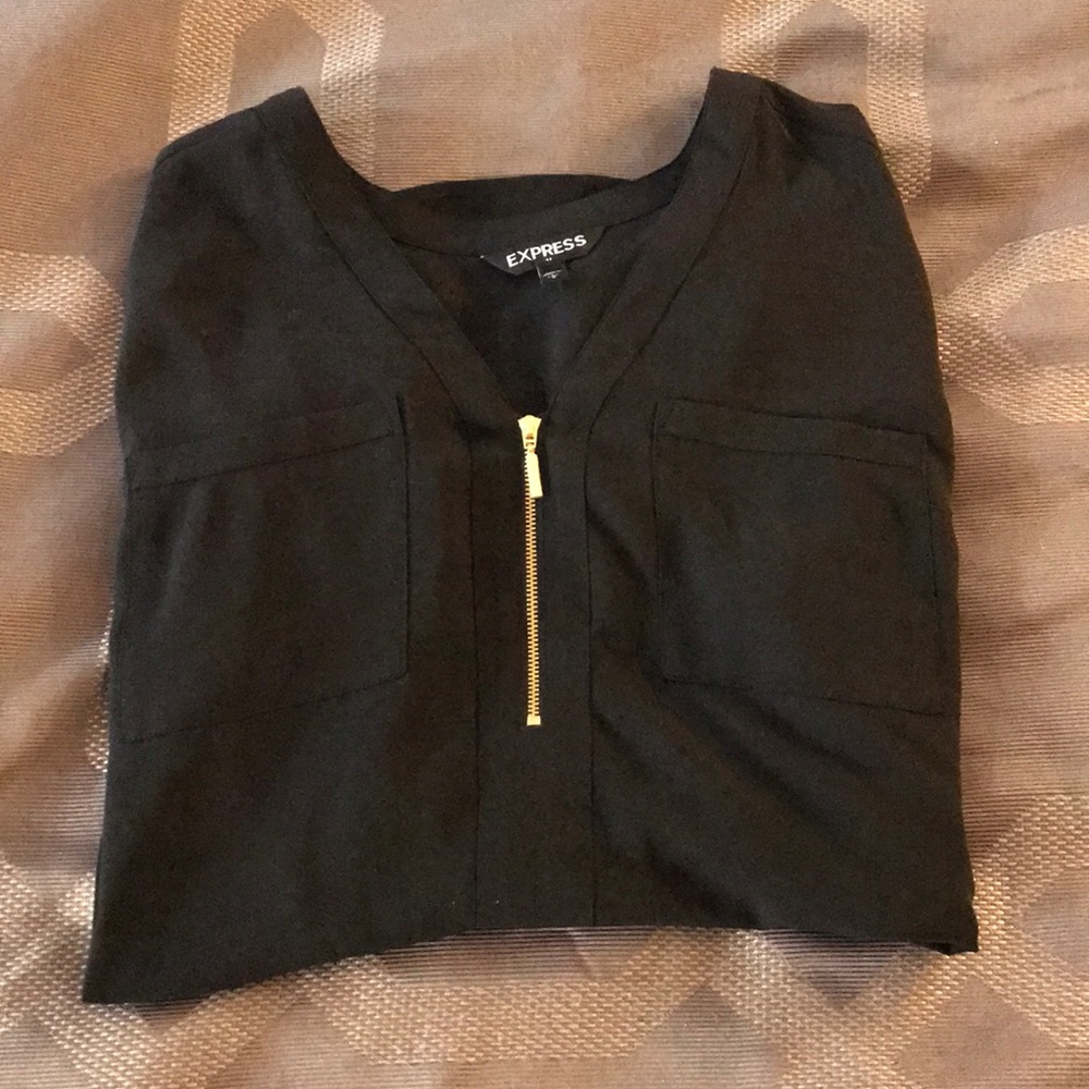 Express Black Blouse